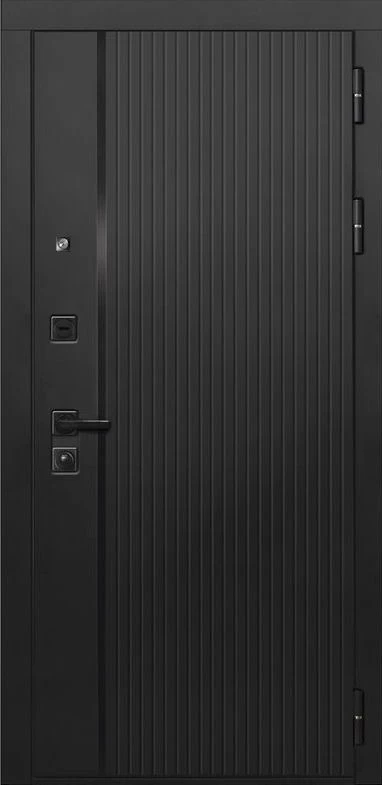 Входная дверь ДвериПРО L-45 ФЛ-259 (10мм, дуб с пилением) DPRO196484 внешняя сторона