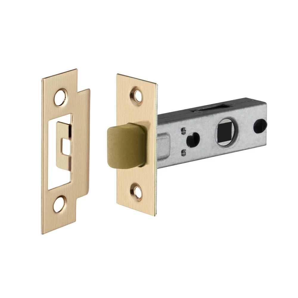 Фото Защелка врезная PLASTLP45-8 (LP45-8) SSG сатин.золото