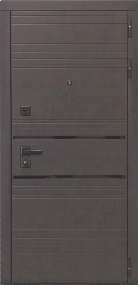 Входная дверь ДвериПРО L-43 ПВХ 10мм Астрод Velutto Bianco DPRO195683 внешняя сторона