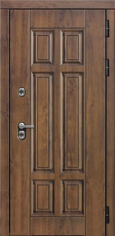 Входная дверь ДвериПРО Квадро Экошпон СБ-3 (16мм, венге) DPRO196950 внешняя сторона