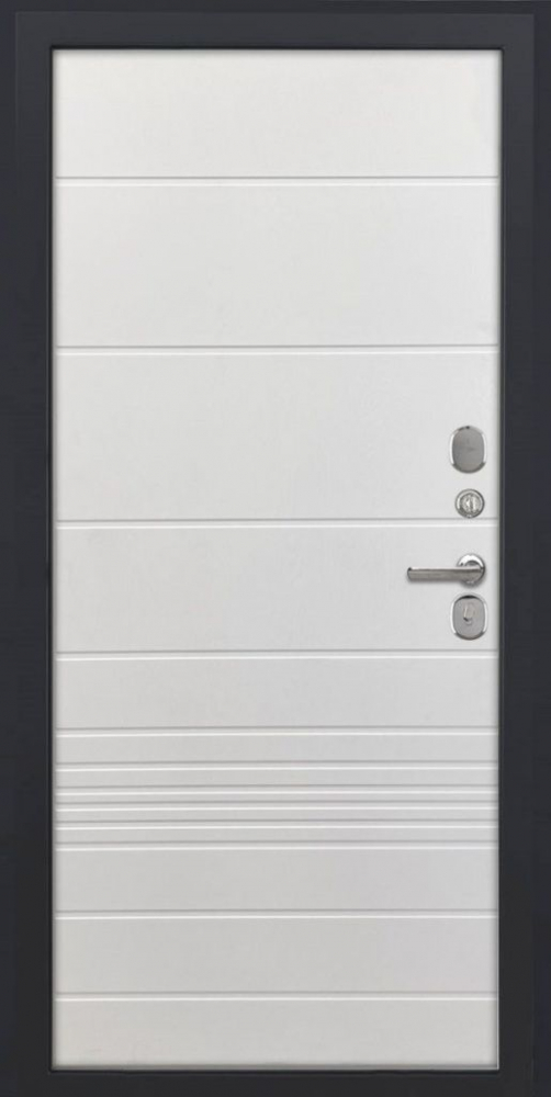 Входная дверь ДвериПРО Модель L-48 ФЛ-700 (10мм, ясень белый) DPRO198013 внутренняя сторона