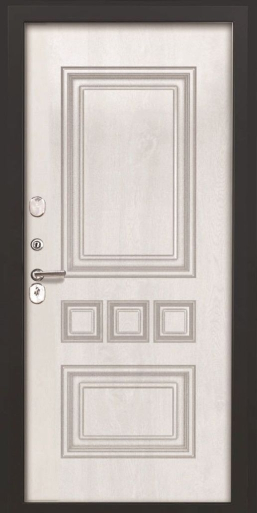 Входная дверь ДвериПРО L-43 фл-608 винорит white DPRO193104 внутренняя сторона