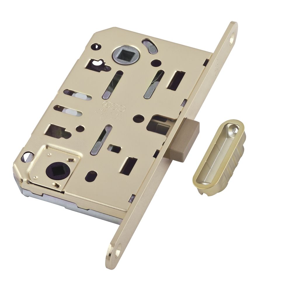 Фото B06102.50.23.640 Защелка врезная WC (мат. лат.) MEDIANA POLARIS с отв. планкой (скин)